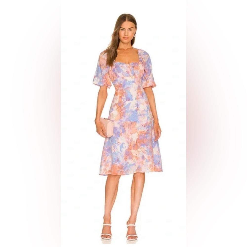 BCBG Open Back Midi Dress, Size XS